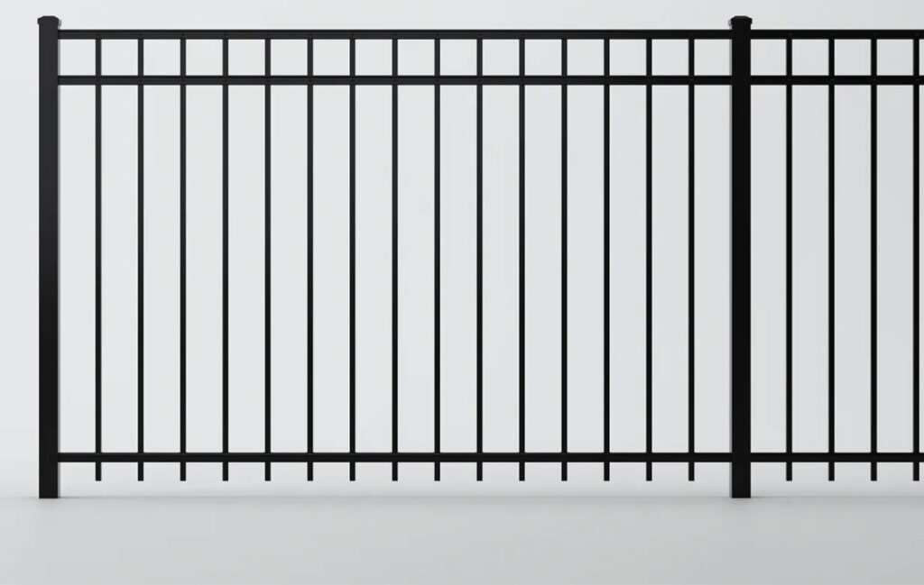 3 Rail Aluminum Fence