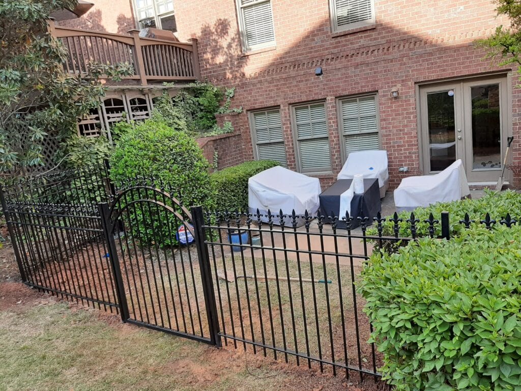 Aluminum fence in Canton, GA